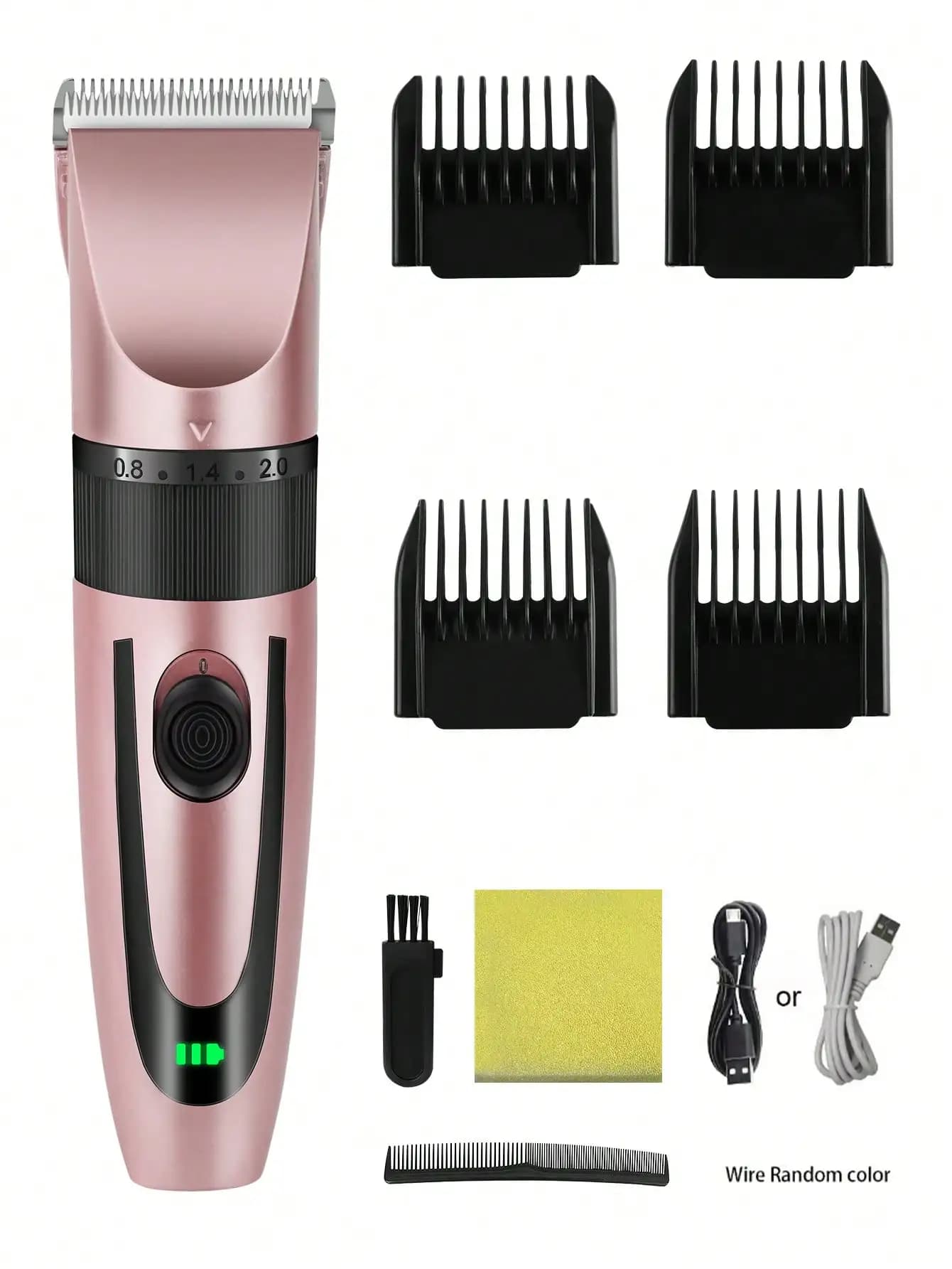 Professional Electric Haircuts Rechargeable for Man, Razor and Rulebarba for Home and Barbiere