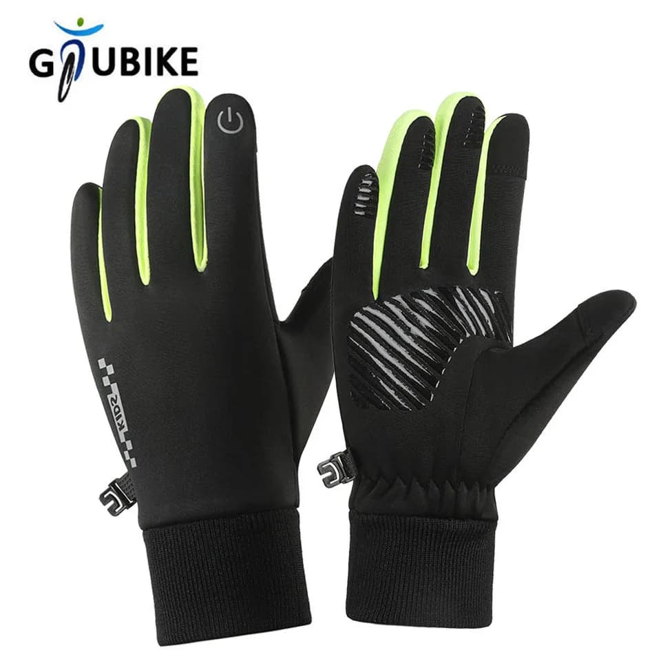 GTUBIKE Guanti per bambini Touch Screen Ciclismo all'aperto Sport Caldo inverno Corsa Sci Guanti impermeabili antivento Ragazzi Ragazze