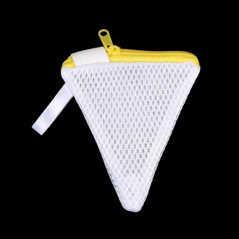 Sacchetti a rete multifunzione per detersivo in capsule, con chiusura a zip triangolare, per la conservazione del bucato, in rete ispessita