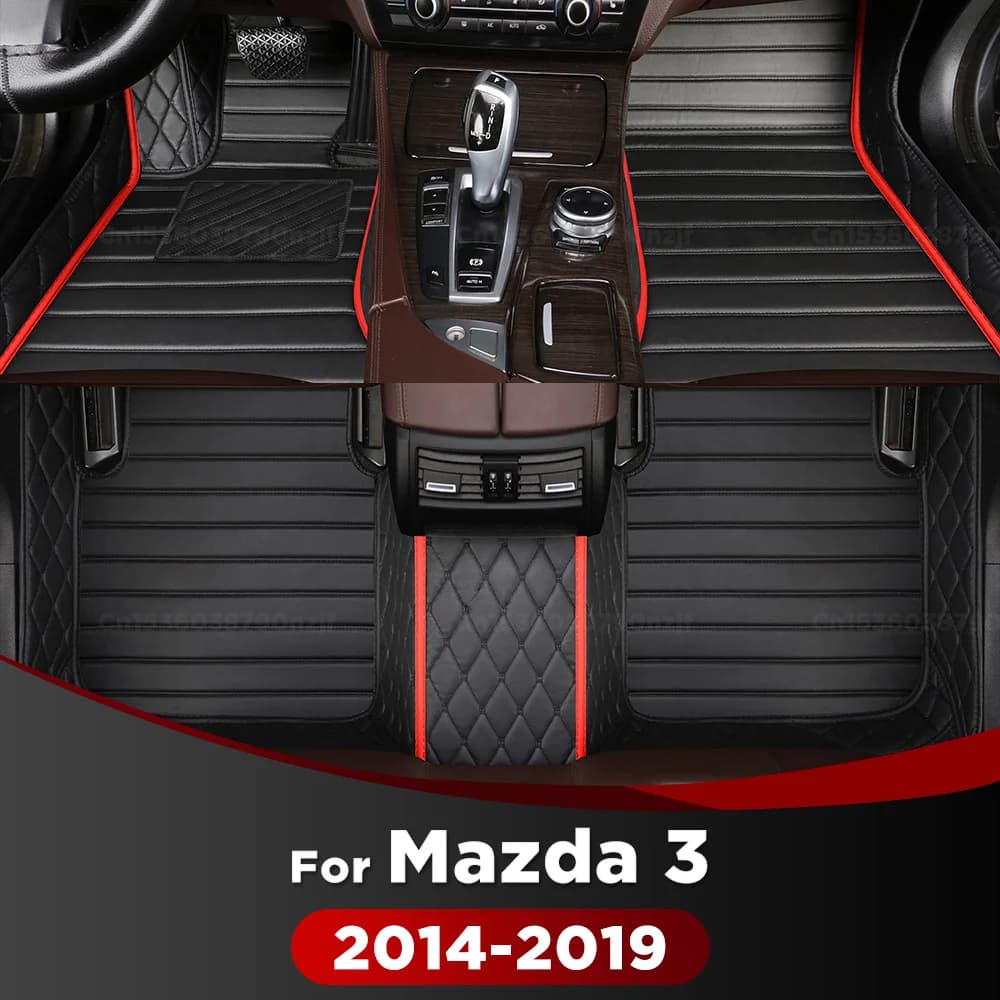 Custom Auto Car Mats for Mazda 3 2014-2019, Car Interior Mat Covers, Accessories