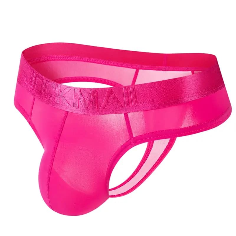 Biancheria intima sexy da uomo gay Panochas Sospensorio Cueca Gay Tangas Slip bikini da uomo Seta ghiacciata trasparente come biancheria intima o costumi da bagno