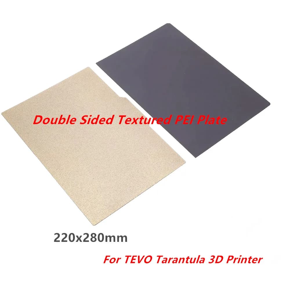 Testurized PEI printing plate 220x280mm for TEVO Tarantula, flexible PEI sheet, strong adhesion
