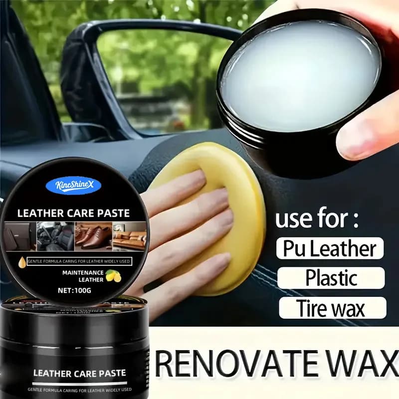 Car Leather Seats Maintenance Wax Interior Renovation Leather Maintenance Oil Leather Shoes Colorless Universal