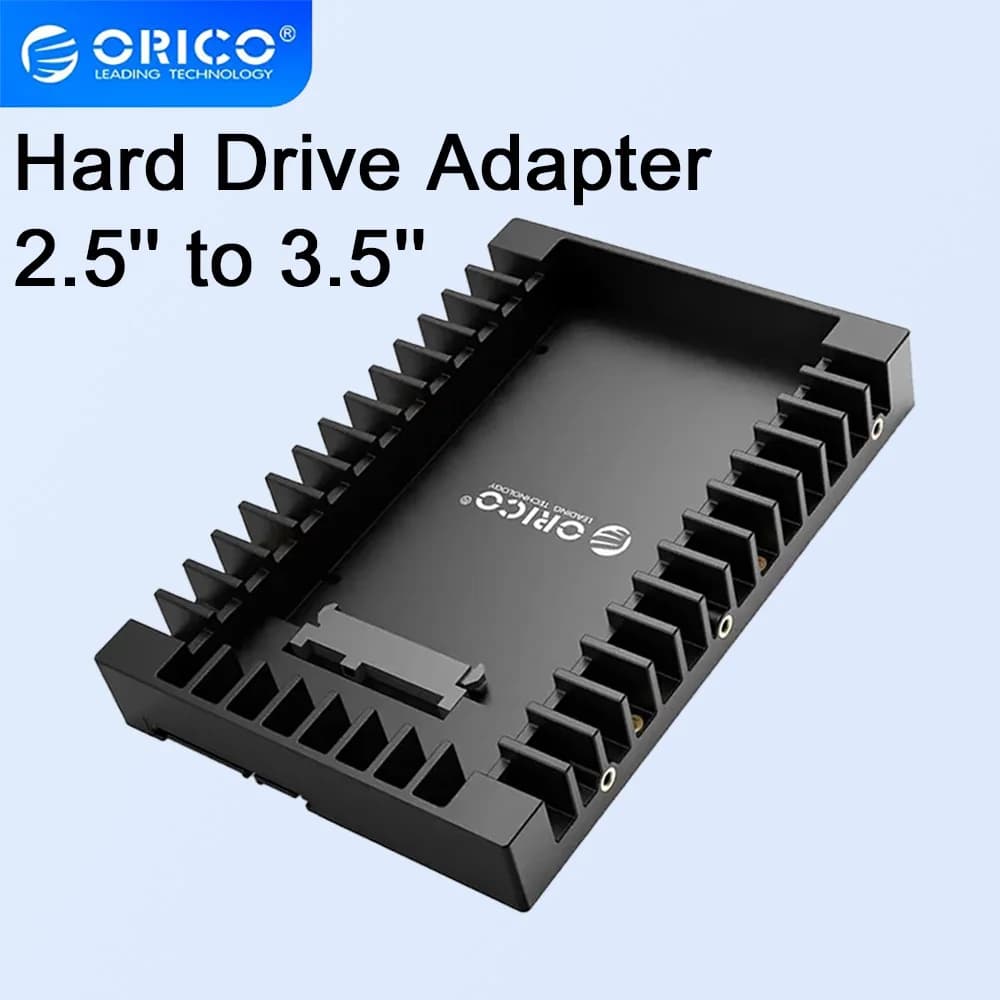 ORICO HDD Enclosure 2.5 to 3.5" Internal HDD Mounting Bracket Adapter 3.5" SATA SSD HDD Mobile Frame for Computer Accessories
