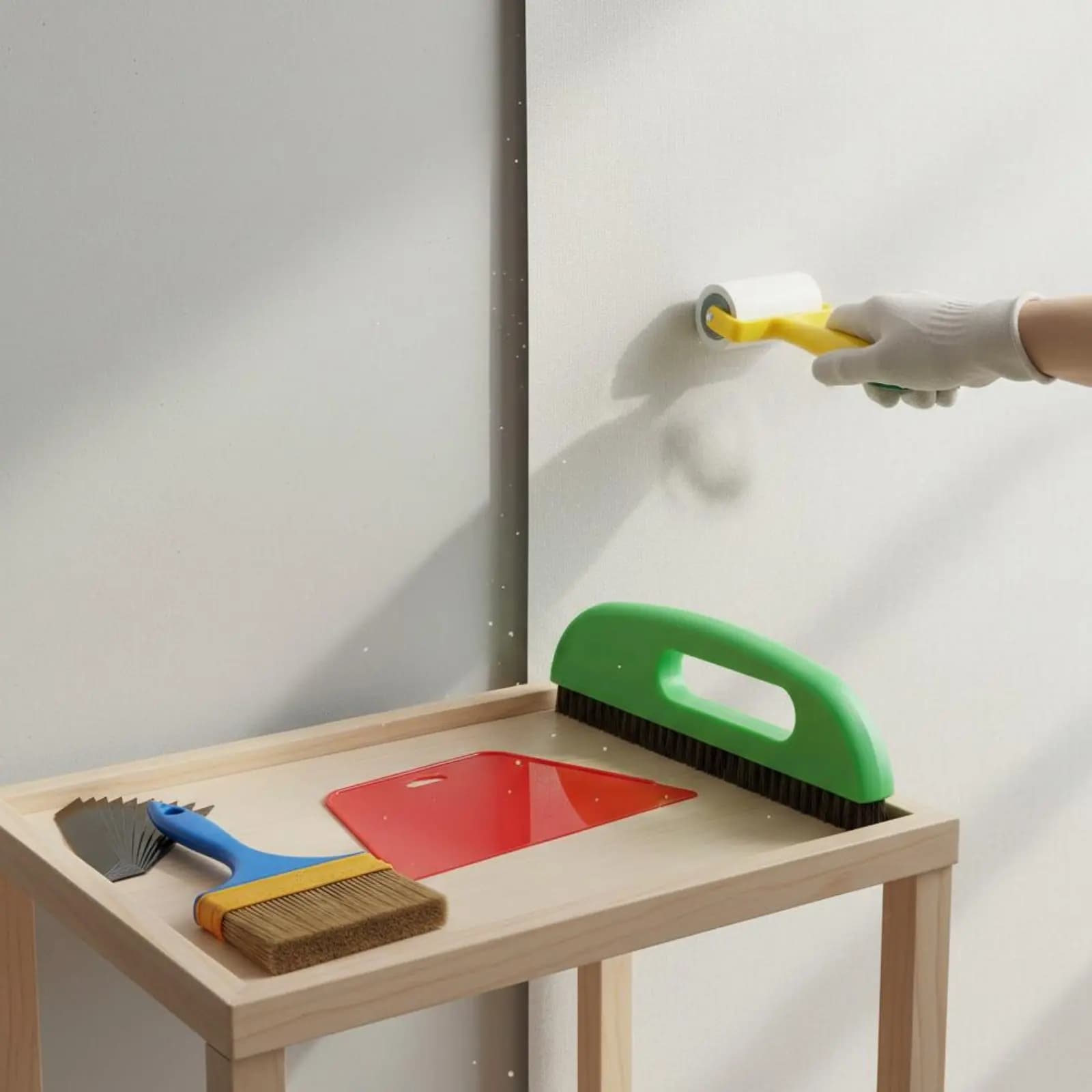 Kit per Applicazione Rivestimenti Murali con Bordi di Taglio Sostituibili, Set di Spatole e Taglierine, Set di Strumenti Multifunzionali per Applicazione Vinile