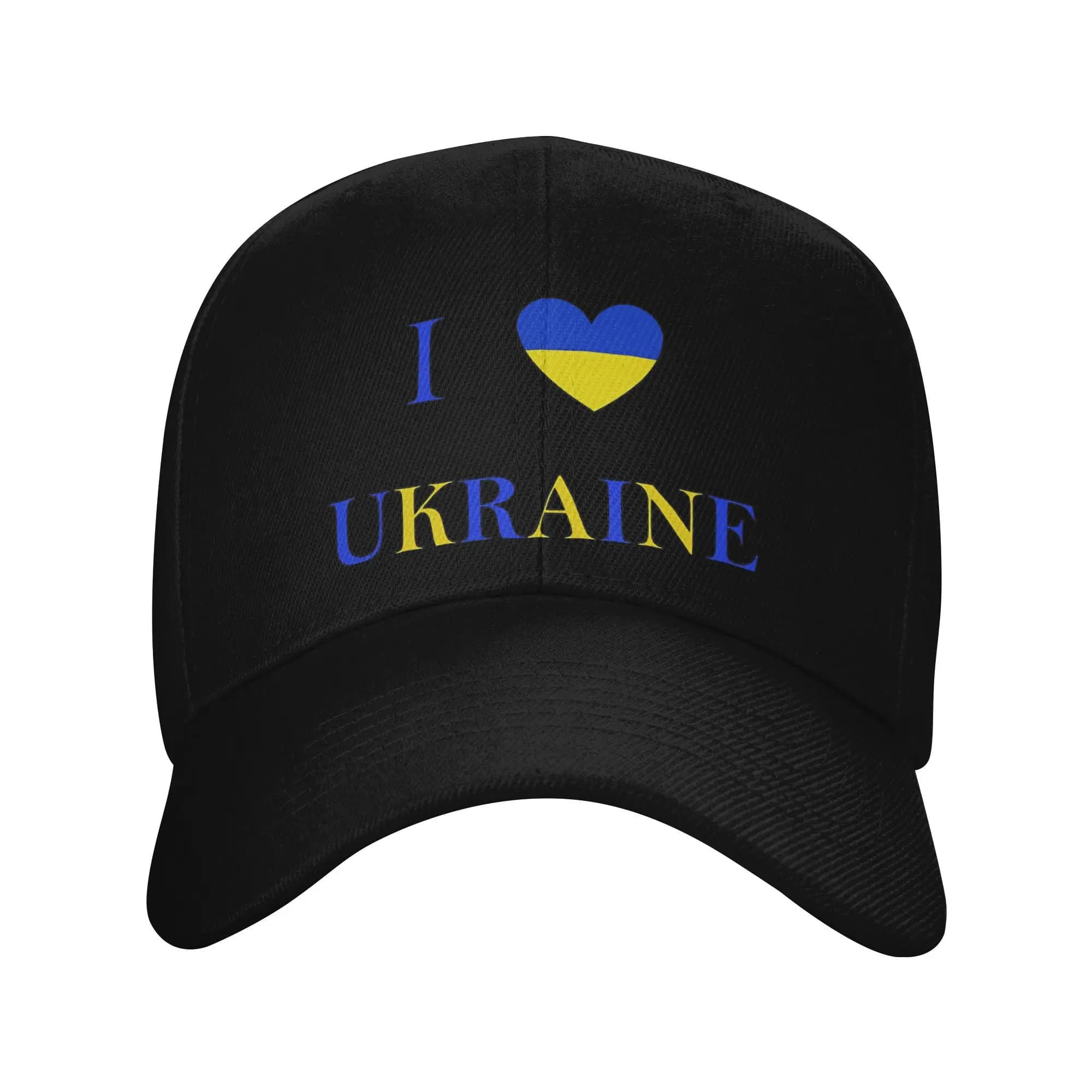 I Love Ukraine Baseball Cap Unisex Men Custom DIY Trucker Hat Summer Casual Outdoor Sports Breathable Baseball Caps
