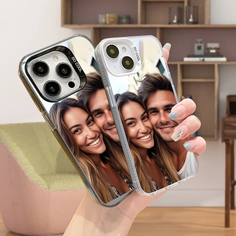 For iPhone 16 15 14 13 12 11Pro Max Mini SE 2020 2022 XS XR 7 8 Plus Custom case with DIY photo design IMD shockproof back cover