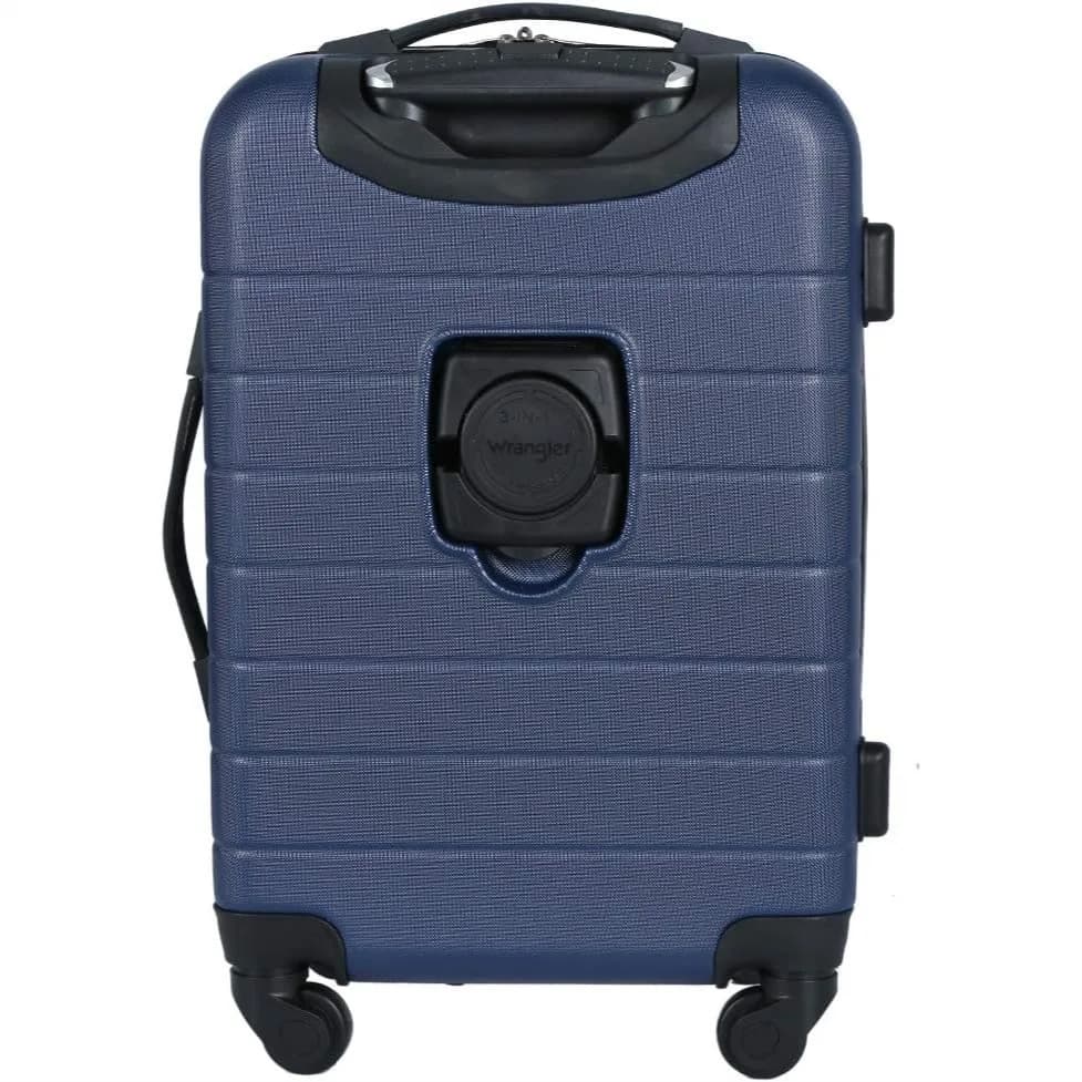 Valigia Rigida Smart Spinner da 22 Pollici con Porta USB, Portabicchieri, Porta Telefono, Espandibile, Rotazione a 360° ° Ruote