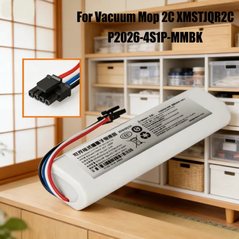 P2026-4S1P-MMBK 14.4V 3500mAh For Vacuum Mop 2C XMSTJQR2C/Xiaomi Trover Robot LDS Vacuum Mop Finder RLS3 Vacuum Cleaner Battery