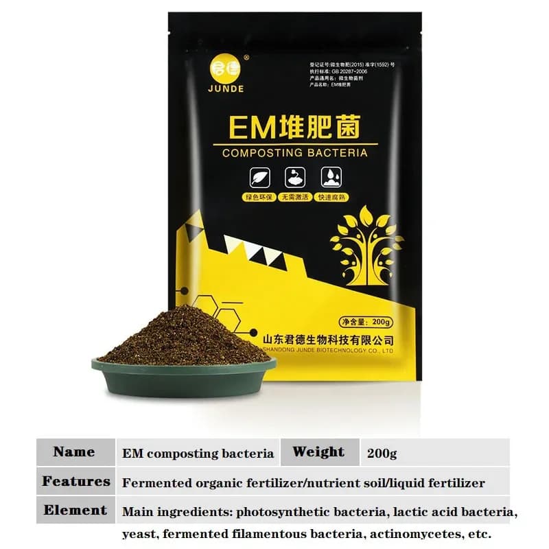 EM Compost fermentazione batteri fungo crusca cucina rifiuti Compost Bin fungo ad alta concentrazione per scatola di Compost