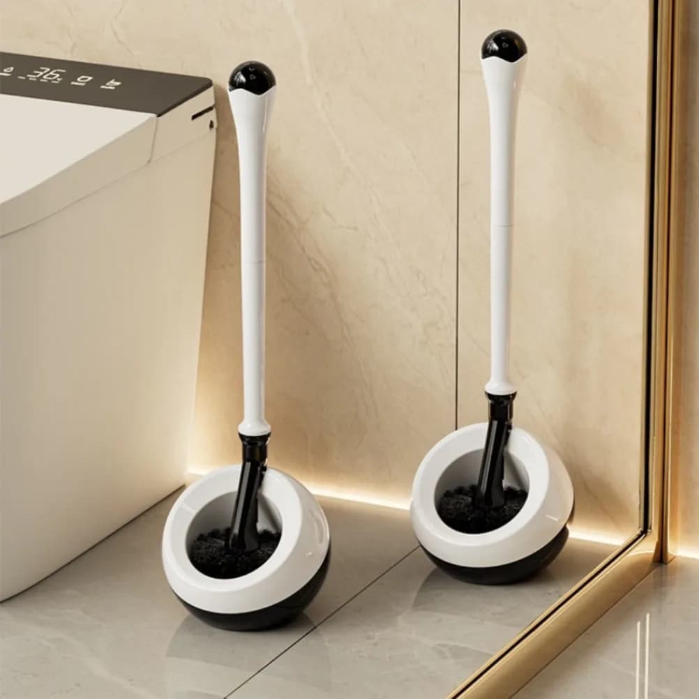 Spazzola per WC Space Capsule, spazzola per WC di alta gamma senza angoli morti, strumenti per la pulizia del bagno, accessori per il bagno
