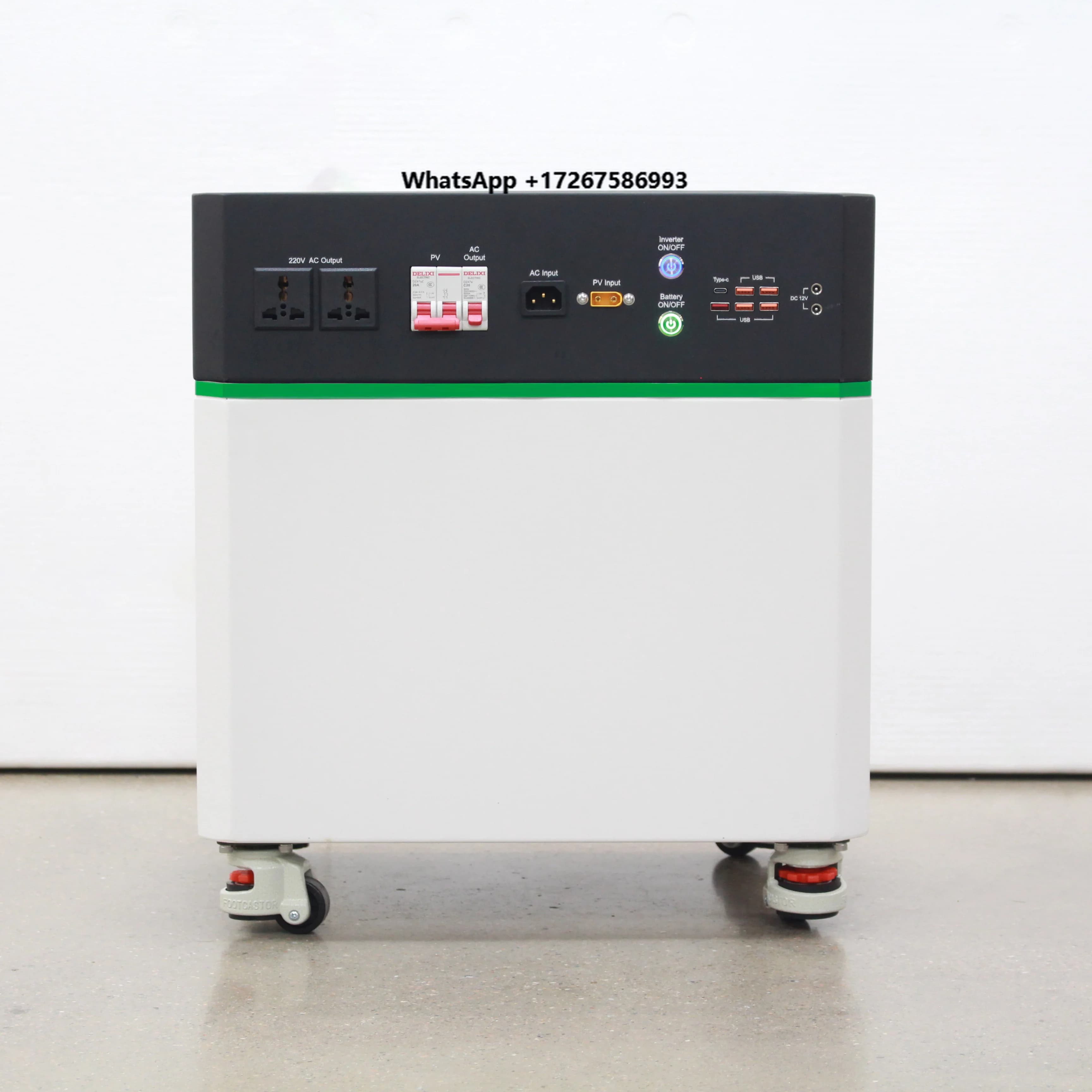 Stazione di ricarica mobile per veicoli elettrici da 3,5 kWh, 4 kWh, 8 kWh, con accumulo di energia, per soccorso stradale, caricabatterie portatile CC con batteria LiFePO4
