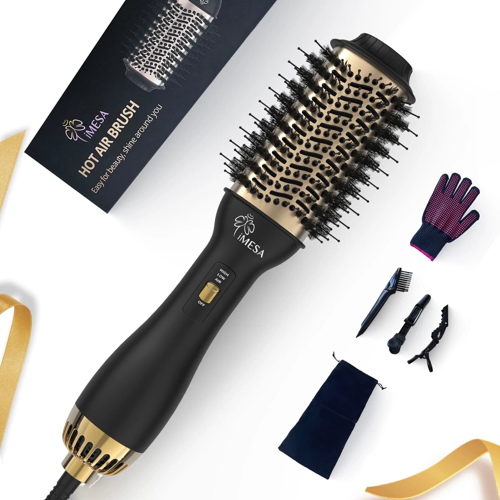 Air Brush Hot Multifunction: Hair dryer, Hairdresser and Professional Leasing Plate for Home Use