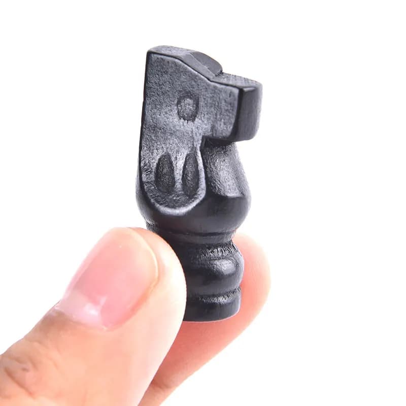 Set di Scacchi Internazionale Completo con 32 Pezzi in Legno da 1 pollice/2 pollici - Nuovo