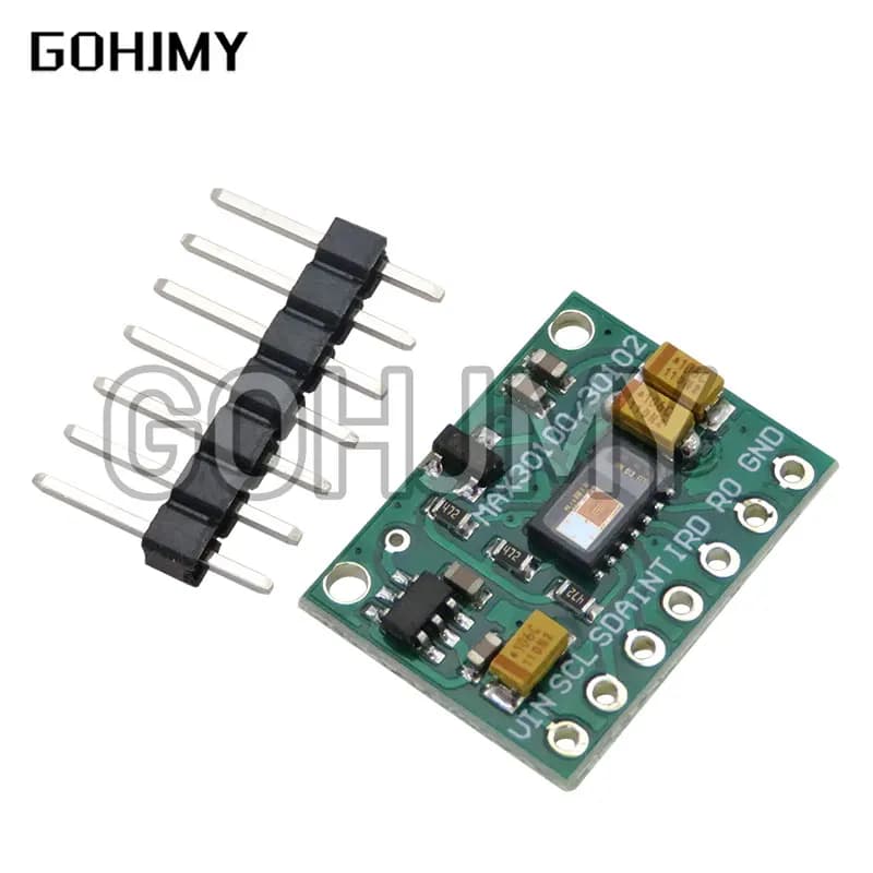 Low Power Oxygen Pulse Breakout MAX30102 for Arduino Pulse Oxymeter / MAx30100 Heart Rate Sensor Module