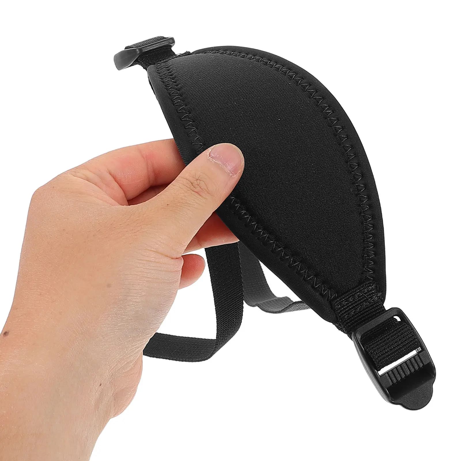 Black Underwater Mask Strap with Adjustable Buckle, Hair Protection, Scuba Diving Accessories and Snorkeling, Scuba Equipment Strap Covers
