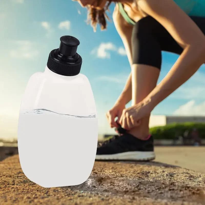 280 ml plastic water bottle Universal portable belt bag Outdoor racing bottle Loss proof cycling drink bottle