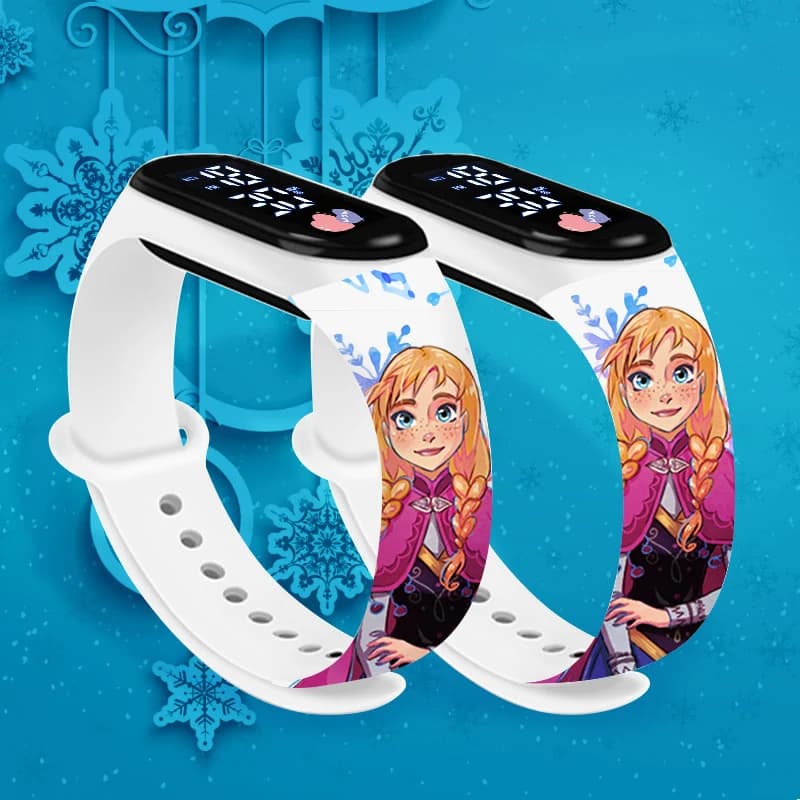 Disney Frozen Girls Children's Watches Touch Screen Sports Bracelet Kids Waterproof Digital Women's Watch Gift Exquisite Dropshipping