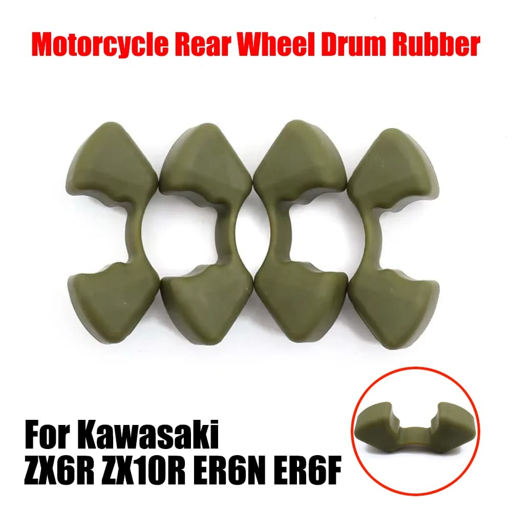 For Kawasaki ZX6R ZX10R ER6N ER6F ER 6N 6F ZX-6R ZX-10R ZX 6R 10R Motorcycle Rear Wheel Drum Hub Buffer Sprocket Rubbers Damper