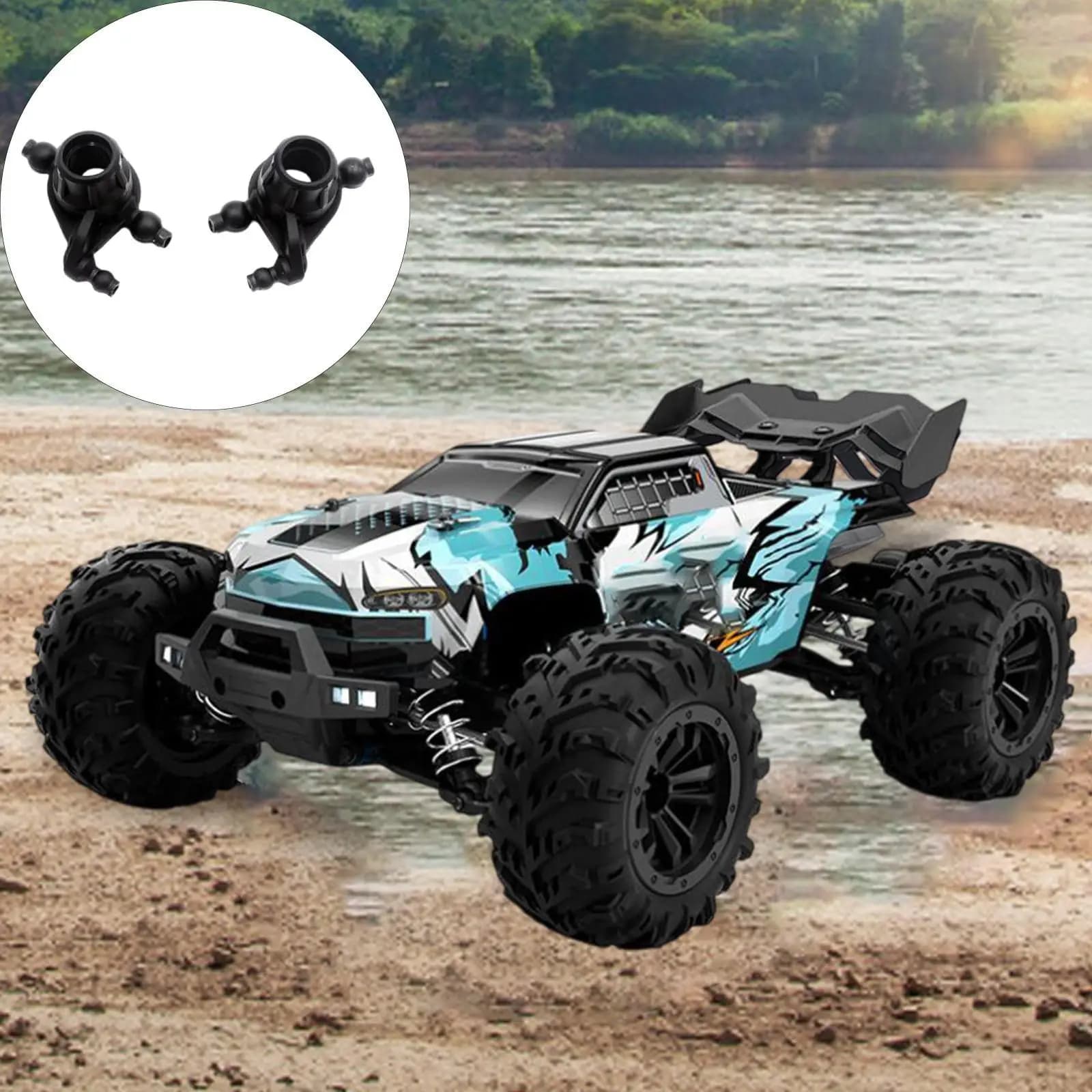 Parti di veicoli modello RC con tazza sterzo RC in scala 1/16 da 2 pezzi per 16101 16102