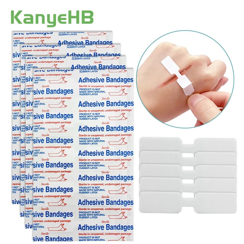20 pz dispositivo di chiusura della ferita senza sutura impermeabile Sterile cerotto Kit di emergenza benda adesiva strisce Patch per bambini A1667