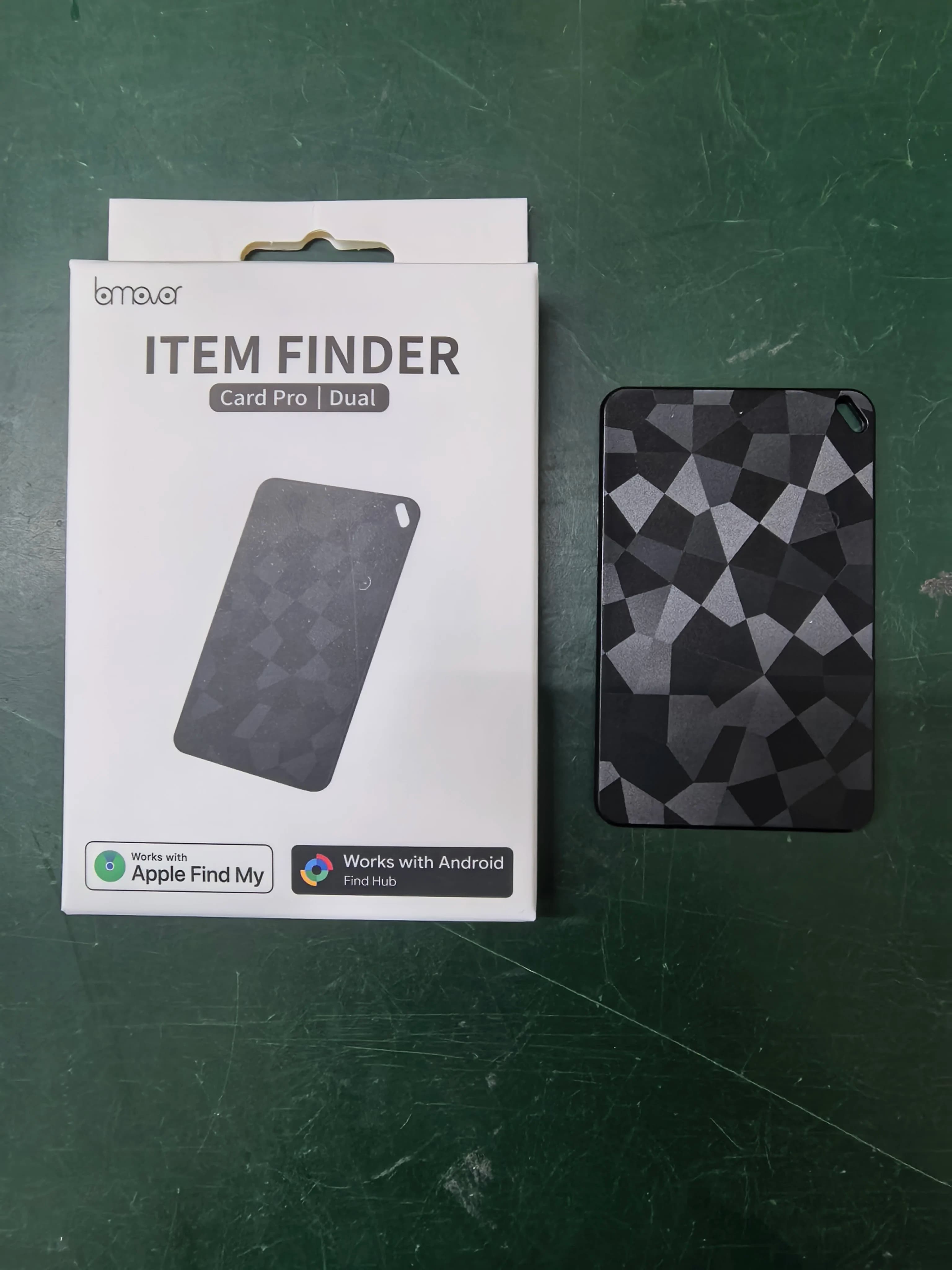 Nuovo Localizzatore GPS Mini Smart per Portafoglio con Doppio Air Tag, Compatibile Android e iOS, Ricarica Wireless, in TPU
