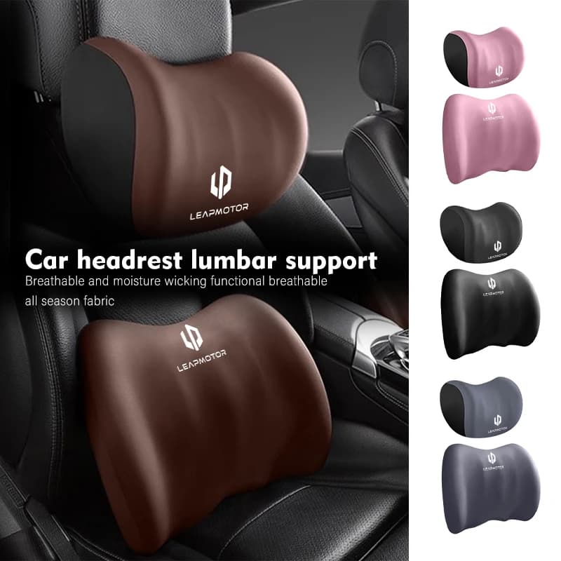 Car Pillow Protection Backrest Cushion Lumbar Headrest Support For Leapmotor LP T03 S01 C11 C01 2022 2023 2021 Reev
