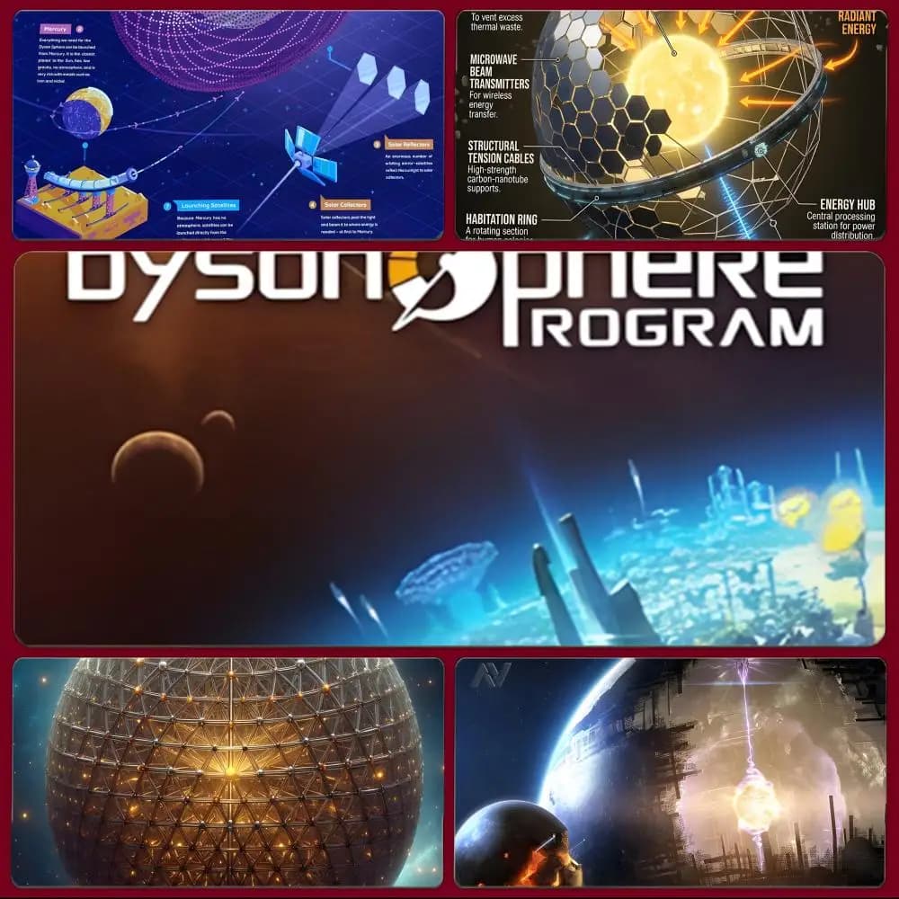 Tappetino per mouse Sci-fi Dyson Sphere Program-s, tappetino per mouse da gioco di grandi dimensioni con bordi cuciti, tappetino da scrivania ispessito per PC