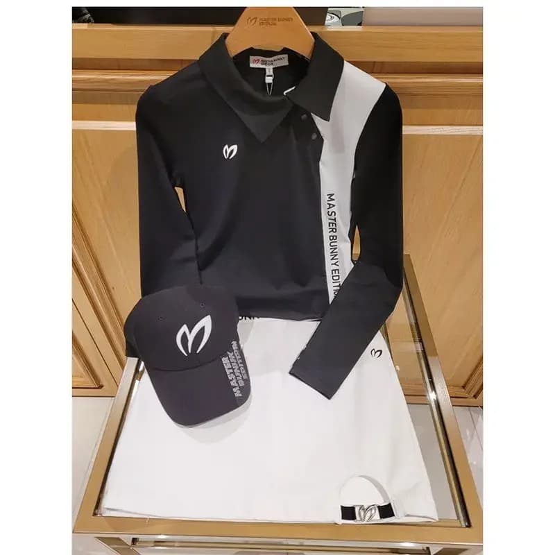 Korean Authentic Golf Long Sleeves Women Golf Wear 2026 Spring Autumn New Golf T-shirt Quick-dry Sports Top Women Golf Clothes
