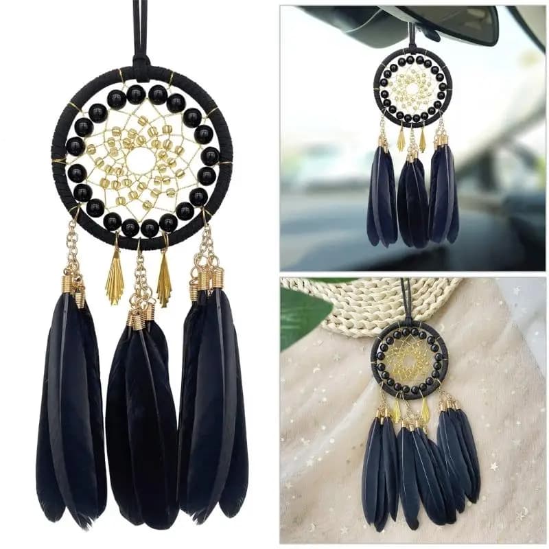G6KF Feathered Dream Catcher Bedroom Wall Hanging Decoration Dreamcatchers Wall Art