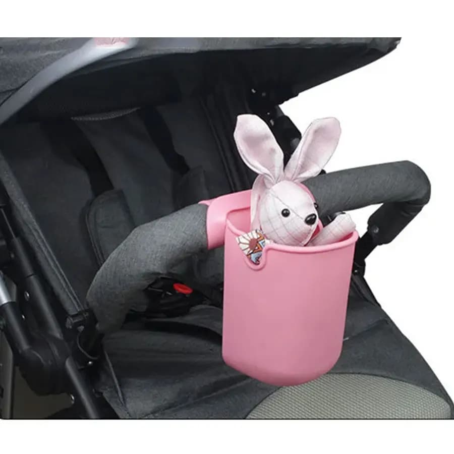Silicone Bicycle Cup Holder, Baby Stroller Cup Holder Children's Stroller Cup Holder Outdoor Portable Multifunctional Cup Holder
