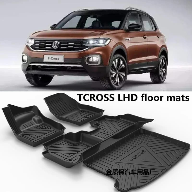 Use for Volkswagen Tcross Car Mat Tcross Car Mats for All Seasons Car trunk Suitable for Car Car Mats Volkswagen Tcross