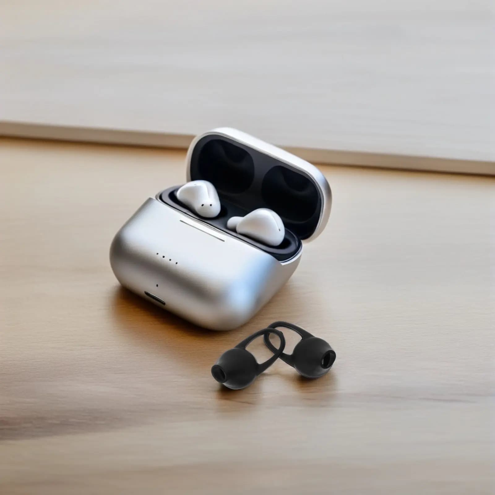 50 spare parts for ear pads, soft bearings, protective housings, earphone covers with acoustic insulation for wireless in-ear earphones