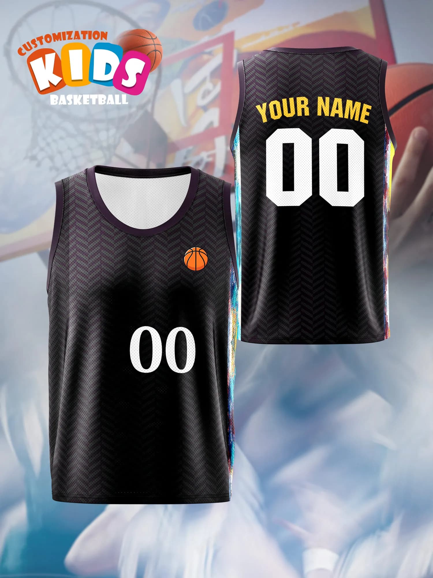 Canotta Sportiva Personalizzabile 2026 con Nome e Numero per Bambini e Adulti, per Basket, Corsa, Asciugatura Rapida, Stampa a Sublimazione, Abbigliamento Casual