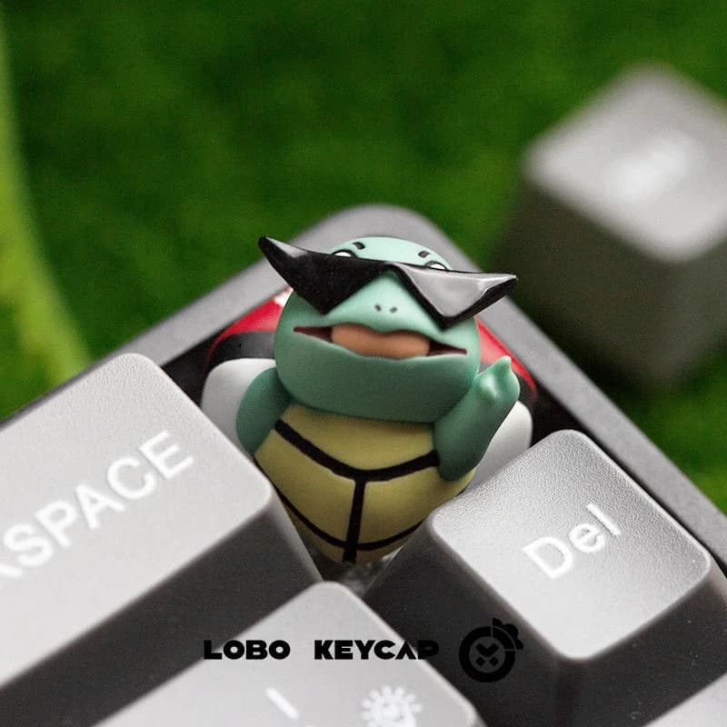 Keycaps in Pikachu Resin and Charmander, Mechanic Tasting Decorations Handmade, Gift Anime Pokemon