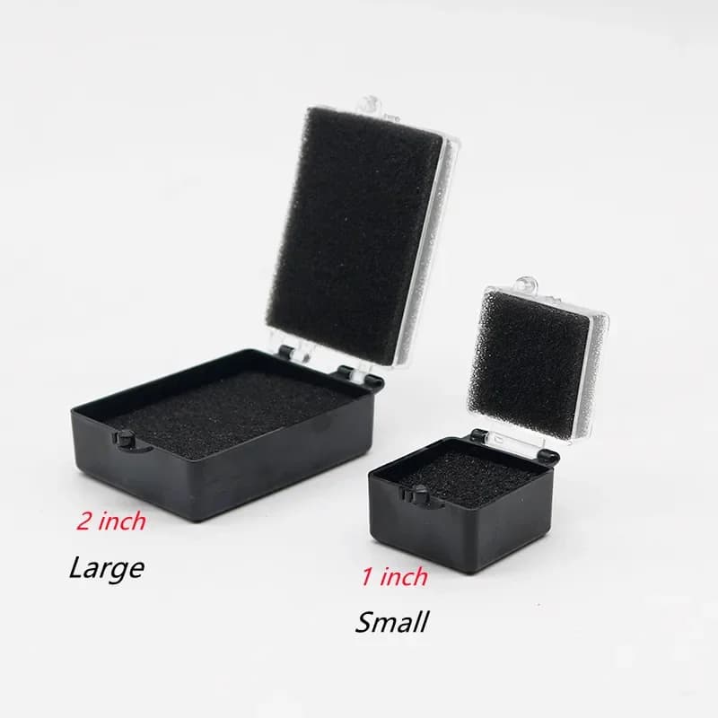 50-piece prosthesis box for dental implants plastic tooth box with teeth cleaning tools in sponge materials for dentistry