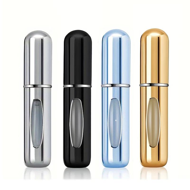 Liquid container for perfume reusable bottle with lower charge of 5 ml for cosmetics Spray bottling device Portable travel press head
