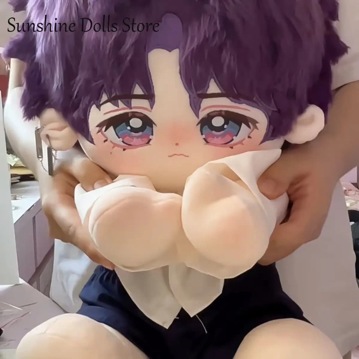 Gioco Amore e spazio profondo Rafayel Xavier Postura seduta Peluche Corpo della bambola Vestire Peluche di cotone 40 cm Cuscino Giocattoli Cosplay Regalo