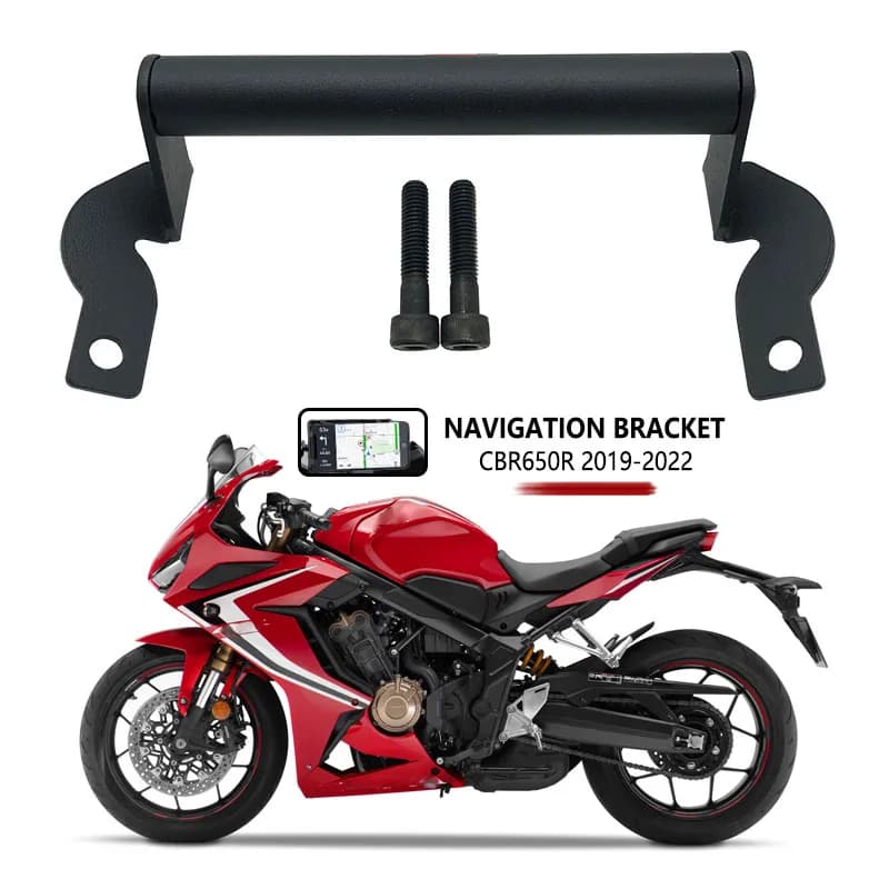 For HONDA CBR650R CBR 650R CBR650 R 2019-2023 2021 2022 Motorcycle GPS/Smart Phone Navigation GPS Plate Bracket Adapt Holder