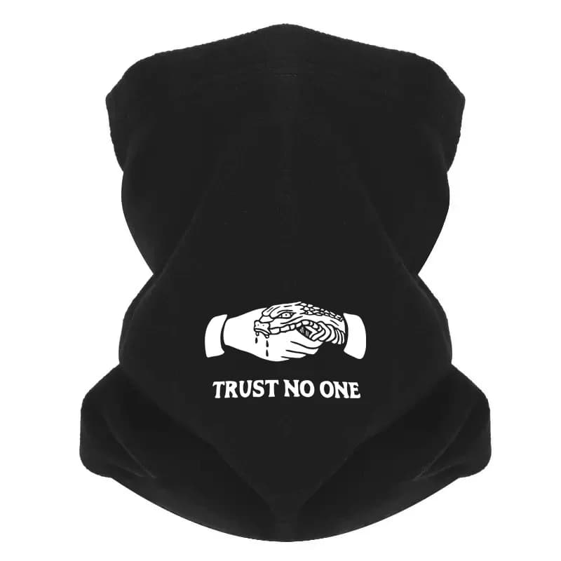 Serpente che morde il sangue della mano fiducia Uomini Sciarpa da esterno Maschera Ghetta per il collo Cappello Berretto da donna Copricapo Antivento Tenere al caldo Inverno Multifunzione