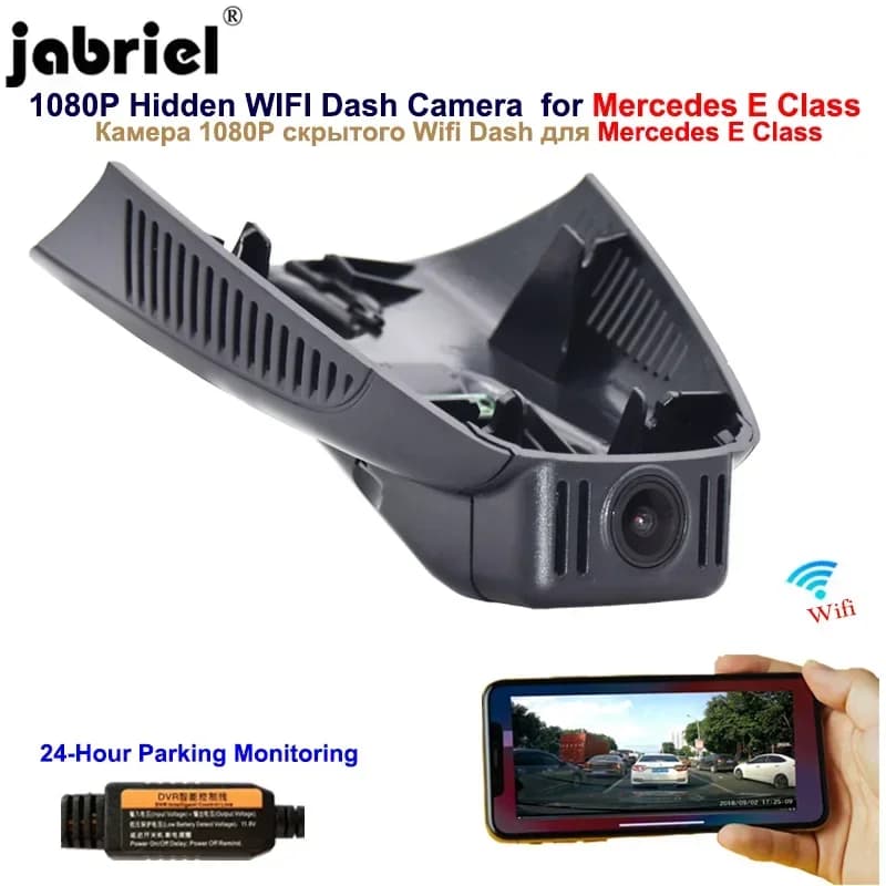 Jabriel Per Mercedes Benz E200 E260 E300 GLC200 GLC260 C180 C200 C260 C300 2015 2019 2020 1080P Auto Wifi Dash Cam macchina fotografica per auto