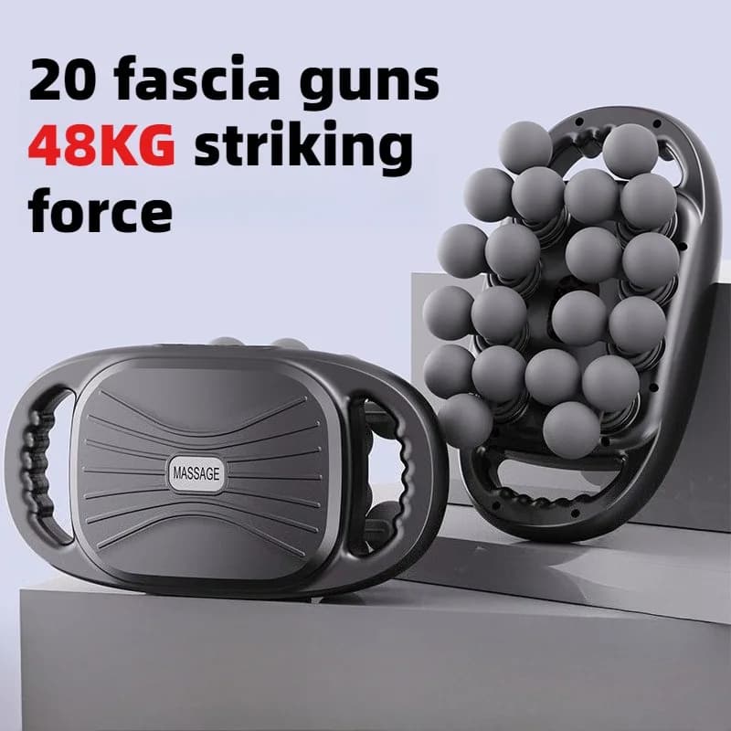 Multi-headed Vibration Fascia Gun Professional High Frequency Powerful Denoise Massage Gun Portable Charging Massage Machine