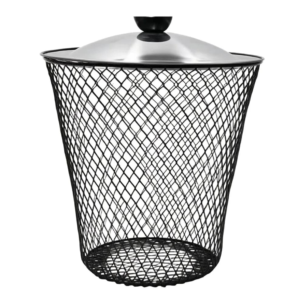Worm Composter Bin for Buried Installation with Cover for Household Food Scrap For Recycling Iron Material Outdoor Composting