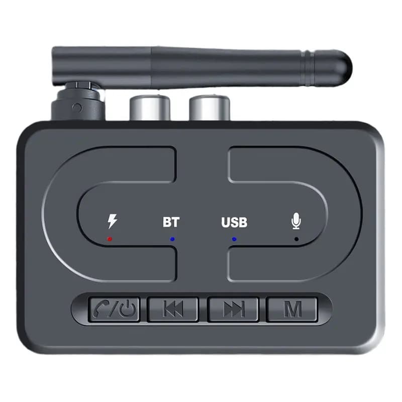 [NEW A09R!】 Bluetooth 6.0 For Car Receiver Via USB Flash Drive, For AUX Call, RCA Wireless Audio Adapter, Bluetooth Audio Player