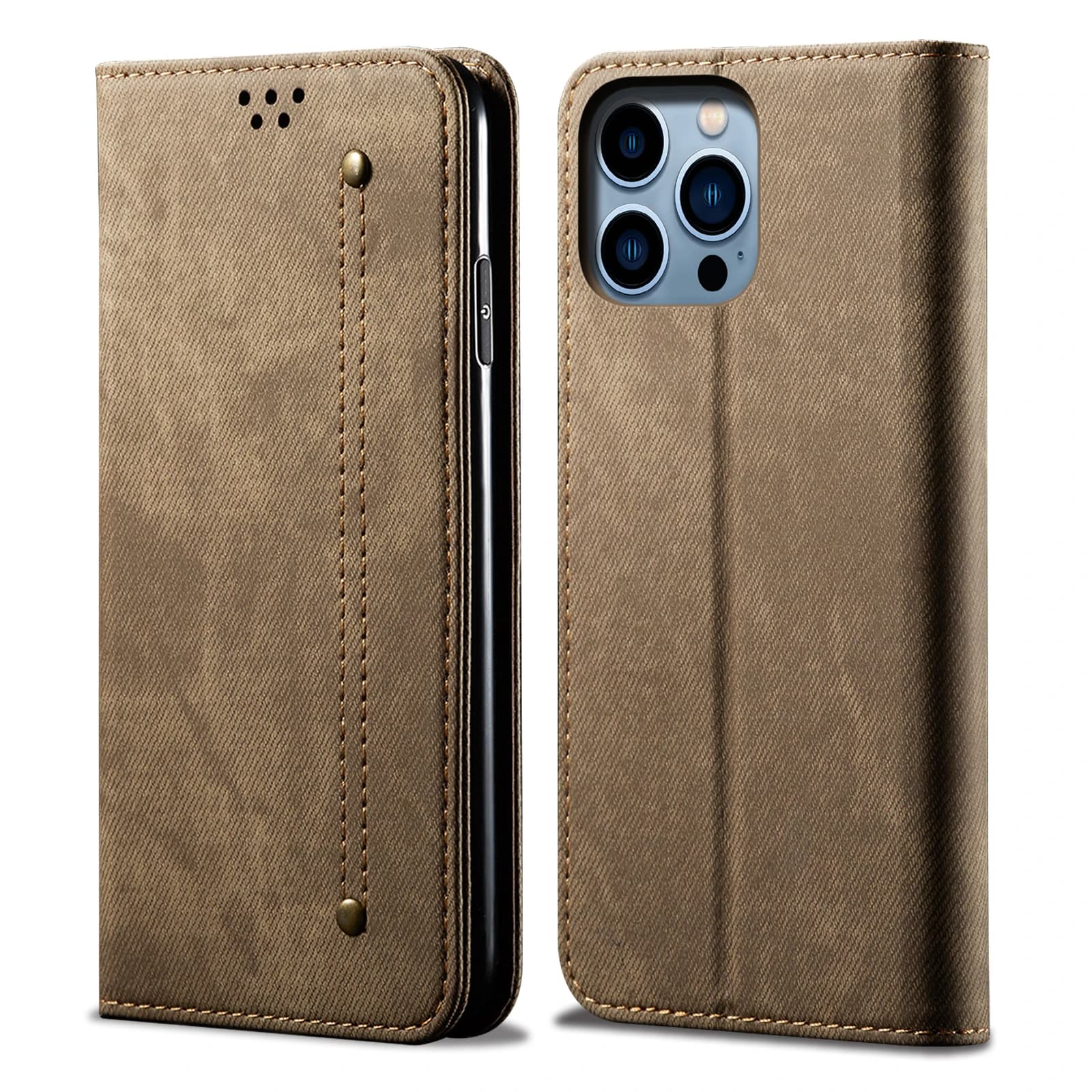 Cowboy-style wallet case for iPhone 17 Air 16 15 14 13 12 11 Pro Xs Max 16e X XR 7 8 Plus SE 2020 2022 Magnetic phone cover