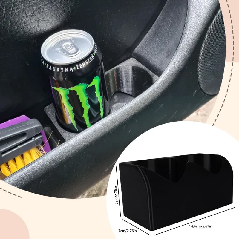 Per Volkswagen Golf 3 Scatola bracciolo console centrale in ABS per auto con portabicchieri e accessorio organizer per interni auto nero