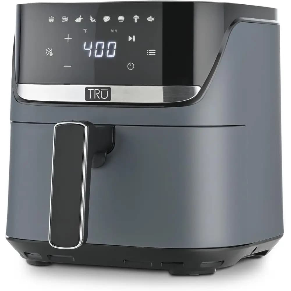 4 Liters Digital Air Fryer - Family Size, One-Touch Control, 8 Pre-set Programs - Air Fryers for Chicken, Meat, Vegetables, Fried Cells - Anti-Agent Pentola