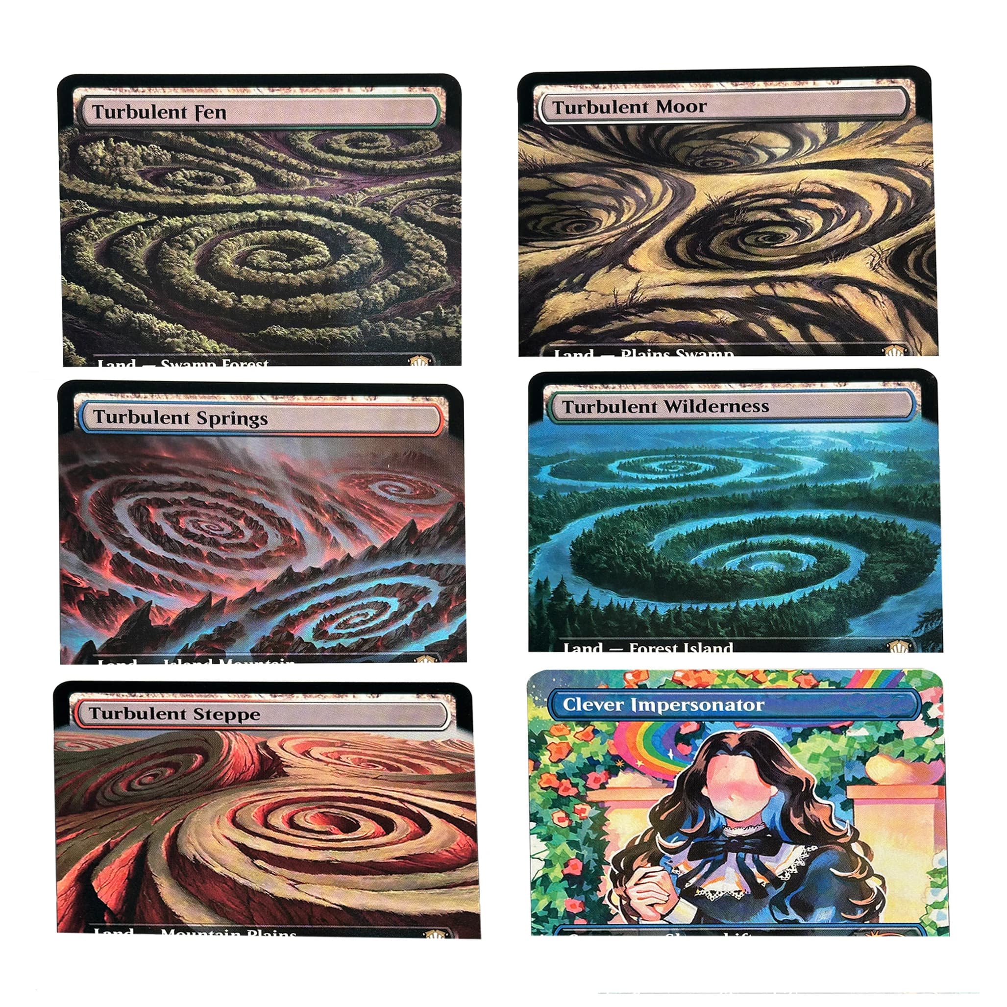 Turbulent Fen Turbulent Wilderness SOC Defense of the Heart MAR It That Betrays SLD Doctor Doom MSH HOLO TCG Cards Board Game