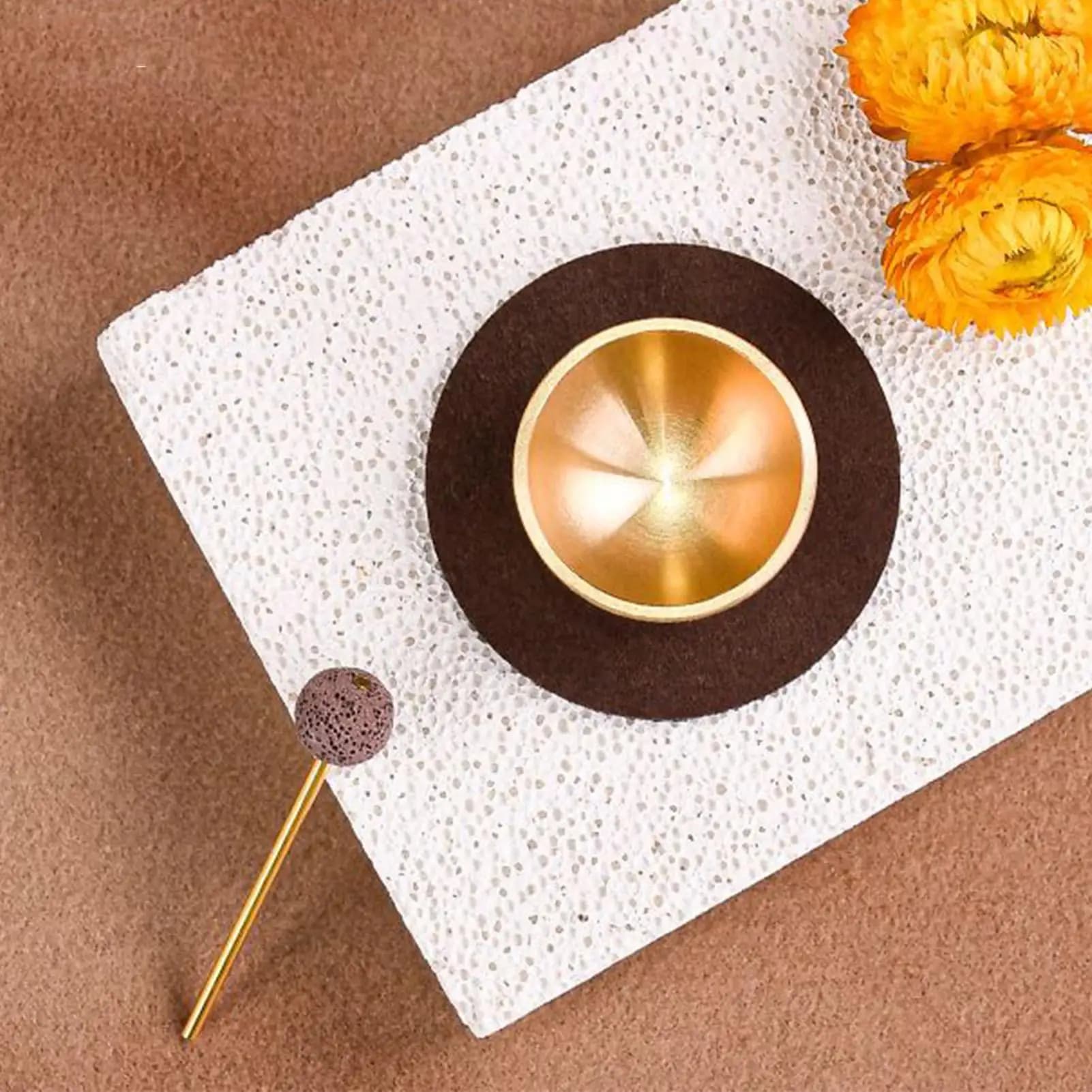 Singing Bowl Set Mini Relaxation Instruments Meditation Sound Bowl Set For Stress Relief Self-Regulation Yoga Mindfulness Chakra