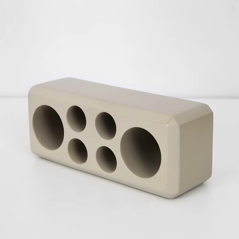 Concrete Electric Toothbrush Door Shelf desktop non-perforante